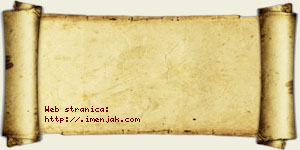 Jaroslav Debeljak vizit kartica